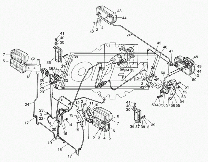 923-3716011 Кронштейн МТЗ РУП